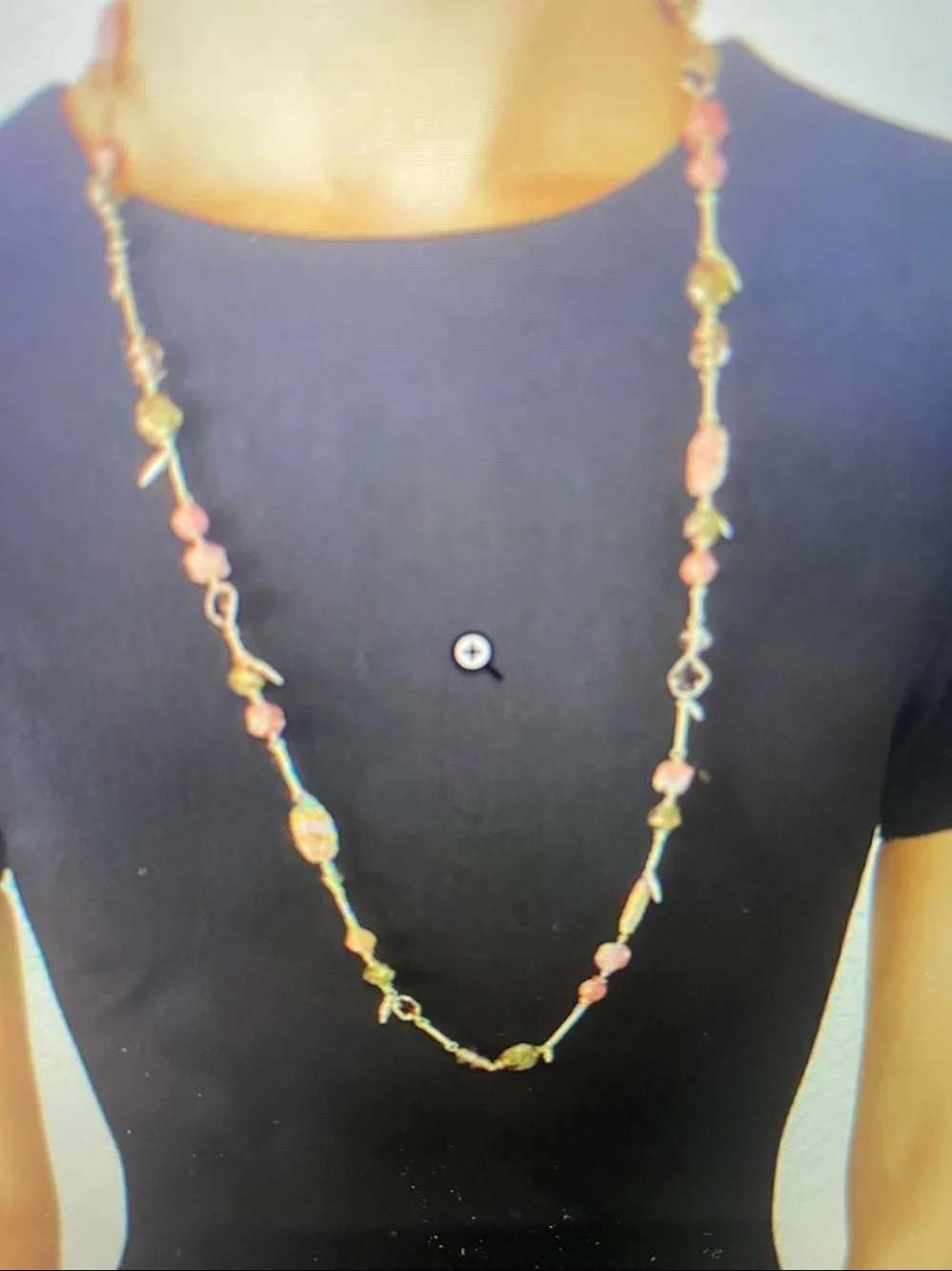 NWT Kendra Scott Ruth Long Statement necklace